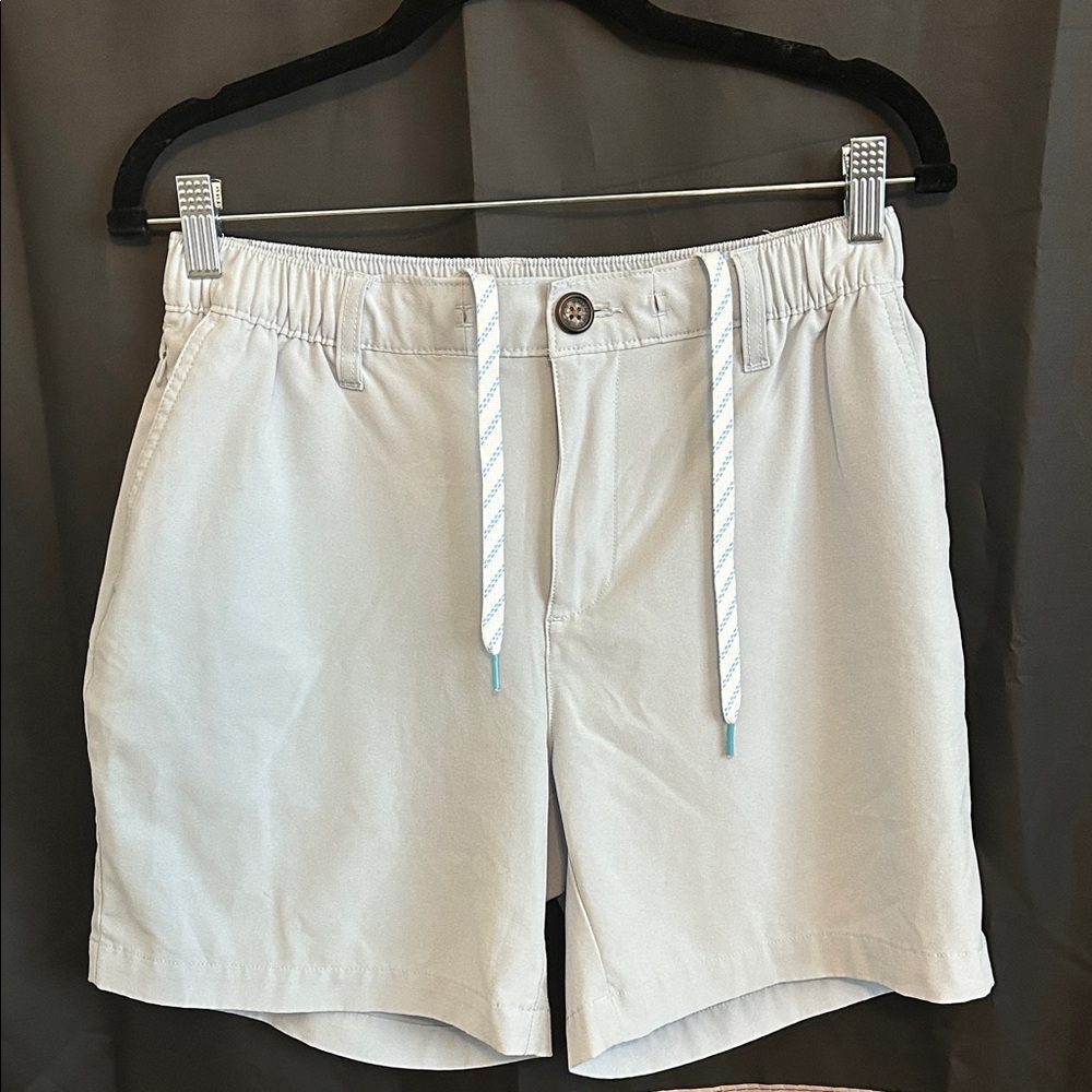Chubbies Cream Flat Front Shorts